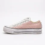 Platform Low White Cocco Pink