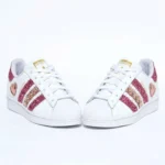 Adidas Superstar Glitter Rosa Heart Strass - immagine 3