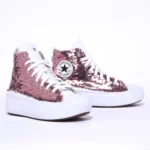 Platform Hi WhitePaillettes Pink - immagine 3