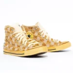 All Star Hi Dyeing Yellow Destroy Denim - immagine 3