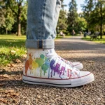 All Star Hi White Paint - immagine 2