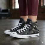 All Star Hi Black Mixed Pelle - immagine 2