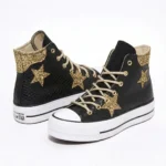 Platform Hi Black Snake Gold Stars - immagine 3