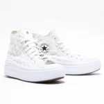 Platform Hi Move Pizzo Rose Bianche - immagine 3