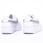 Nike Court Platform Glitter Argento Borchie - immagine 3