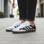 Adidas Samba Mucca Animalier Strass - 39 1/3 - immagine 2