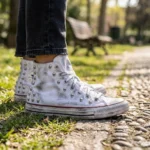 All Star hi White Dirty Skull - immagine 2