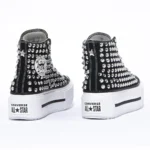 Platform Double Stack Hi Black Borchie - immagine 3